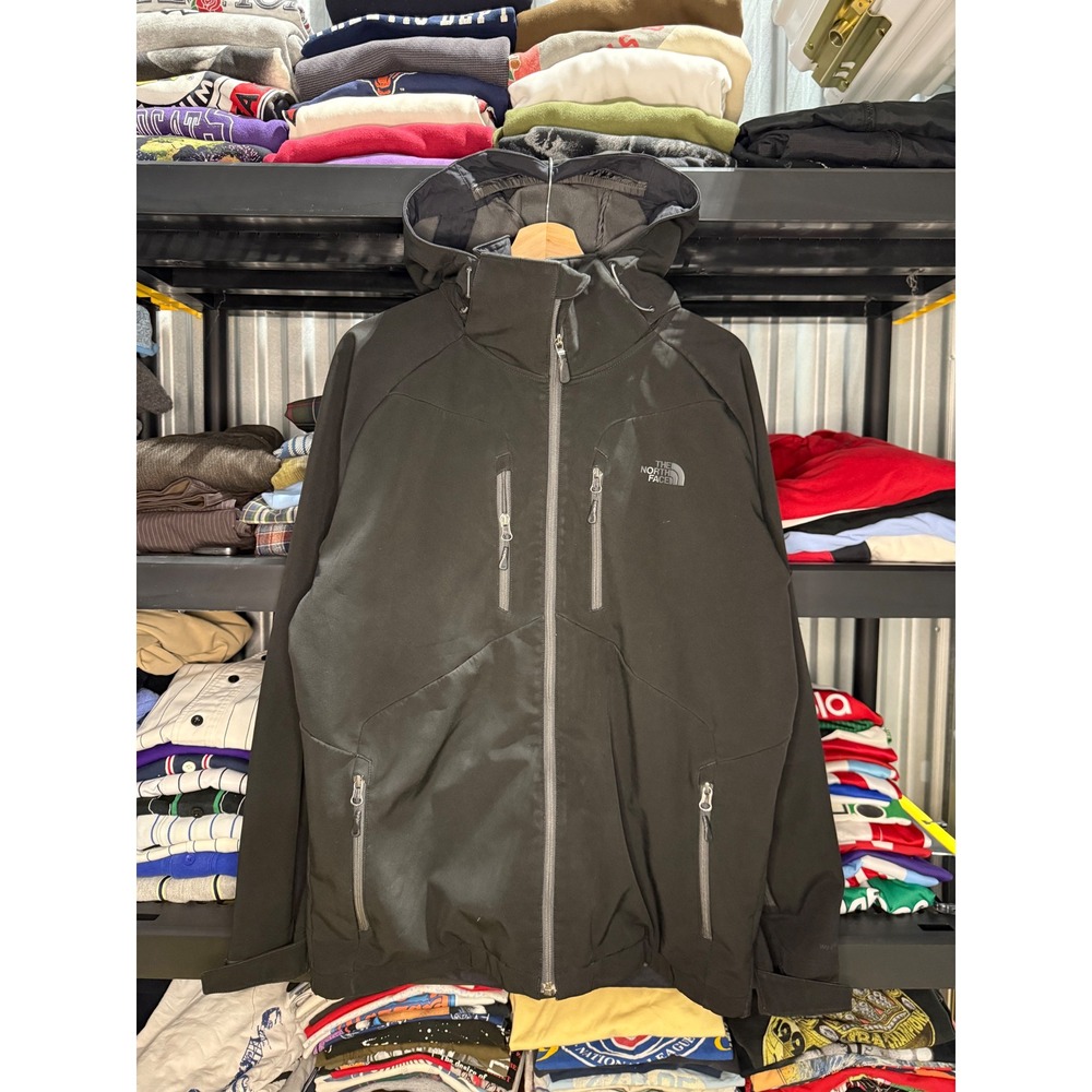 The North Face Apex Bionic Softshell Hooded Jacket‎ Mens Medium Black NF0A2RE8